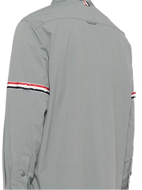 Shirt jacket with RWB band THOM BROWNE | MJO067A04391035